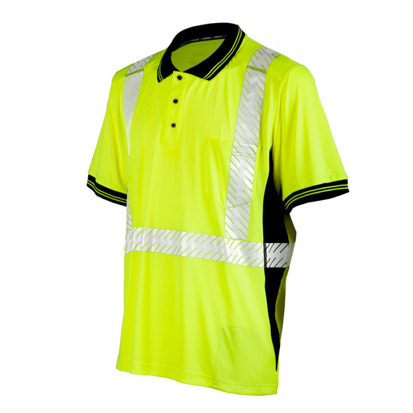 Kishigo Premium Black Series High Performance Class 2 Polo Shirt 9220